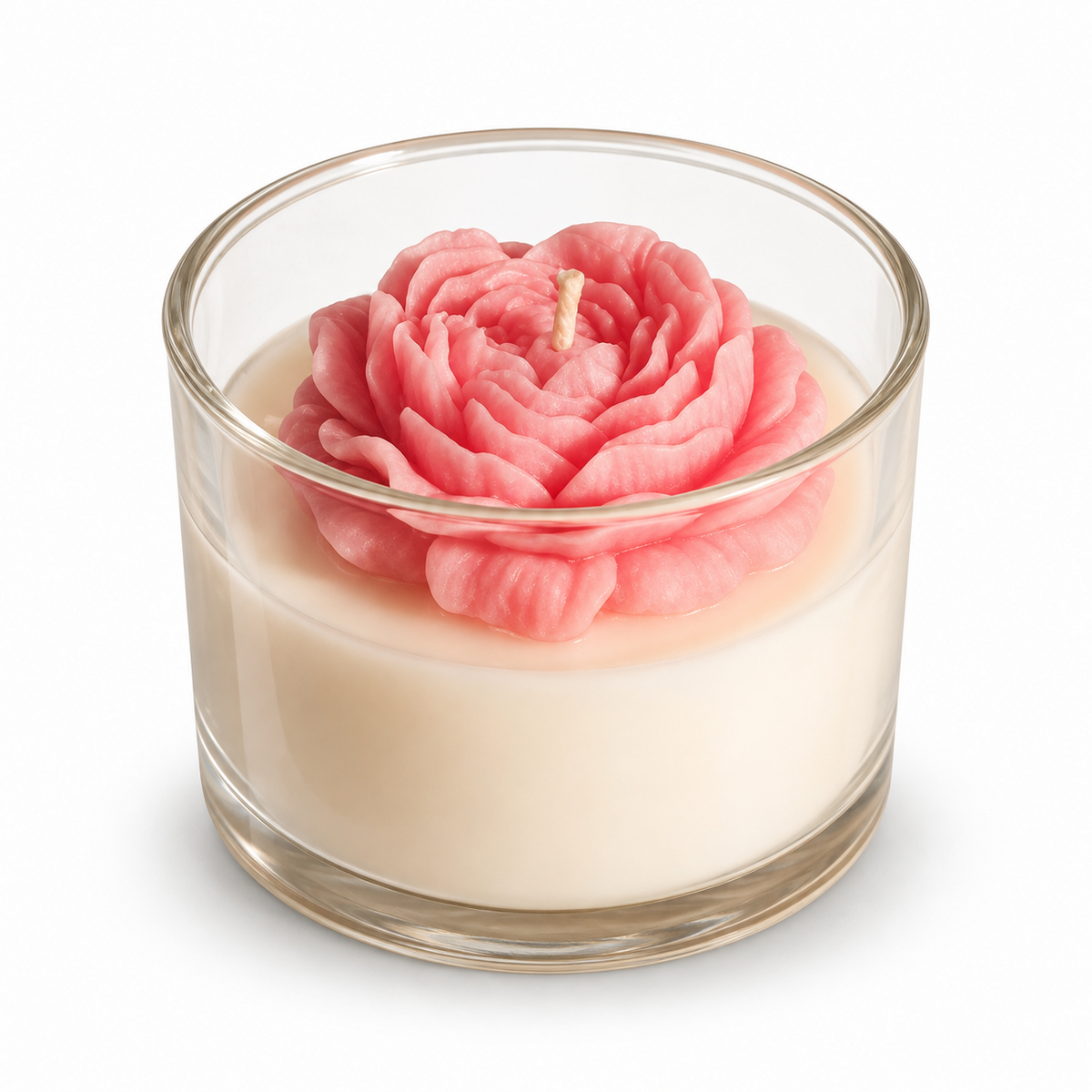 Scented Candles blossom glass